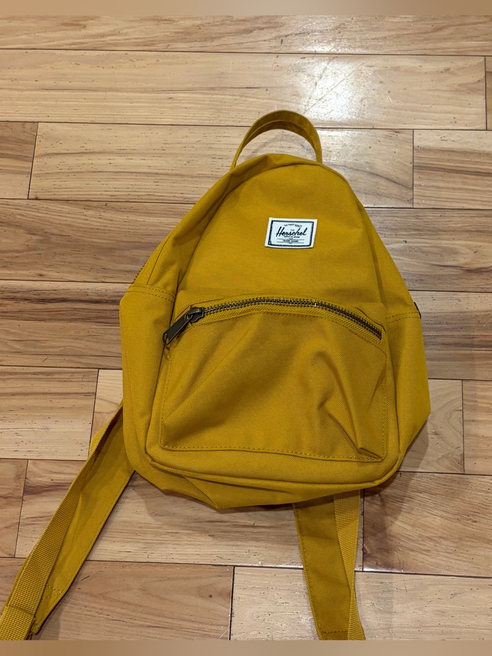 Herschel Supply Co Nova Mini Backpack Golden Mustard Yellow Excellent Condition